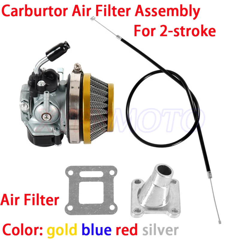 ATV 49cc Performance 19mm Carburetor 58mm Air Filter cable Assembly for 2-stroke 49cc 50cc 60cc 66cc 80cc Mini Pocket Bike Group
ATV 49cc Performance 19mm Carburetor 58mm Air Filter cable Assembly for 2-stroke 49cc 50cc 60cc 66cc 80cc Mini Pocket Bike Group