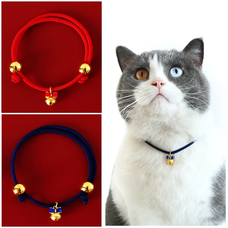 TJPBF Classic Adjustable Red String Cats Collar Lovely Bow Ties Bells Collars High Quality Pets Puppy Necklace Party Accessories
TJPBF Classic Adjustable Red String Cats Collar Lovely Bow Ties Bells Collars High Quality Pets Puppy Necklace Party Accessories