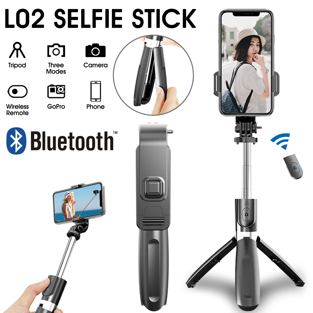 Blue-tooth Selfie Stick Retractable Wireless Remote Selfie Stick with Tripod Compatible with Gopro Sports Action Camera
Blue-tooth Selfie Stick Retractable Wireless Remote Selfie Stick with Tripod Compatible with Gopro Sports Action Camera