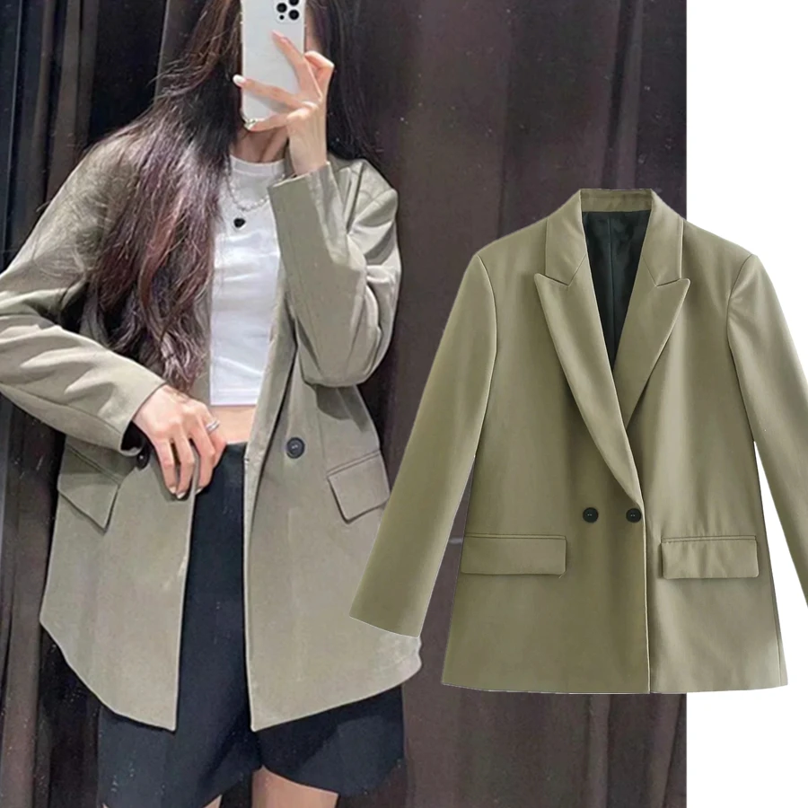 Jenny&Dave Blazer Women England Style Fashion Autumn Blazer Feminino Double Breasted Oversize Solid Vintage Blazers And Jackets
Jenny&Dave Blazer Women England Style Fashion Autumn Blazer Feminino Double Breasted Oversize Solid Vintage Blazers And Jackets