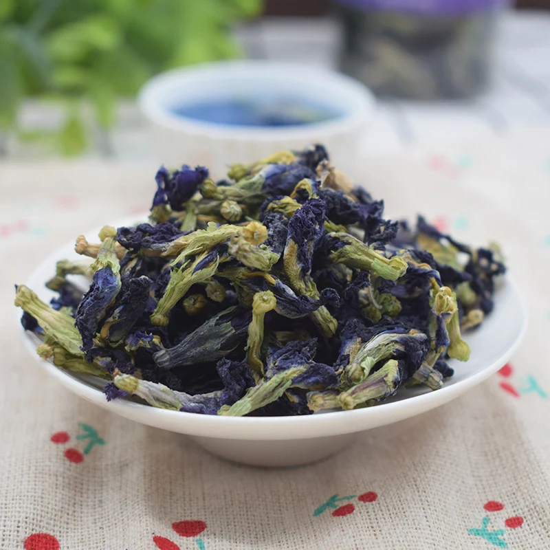 Natural Blue Butterfly Pea Flower Dried Butterfly Bean Pure Natural Baking Supplies Food Coloring Dried Flower
Natural Blue Butterfly Pea Flower Dried Butterfly Bean Pure Natural Baking Supplies Food Coloring Dried Flower