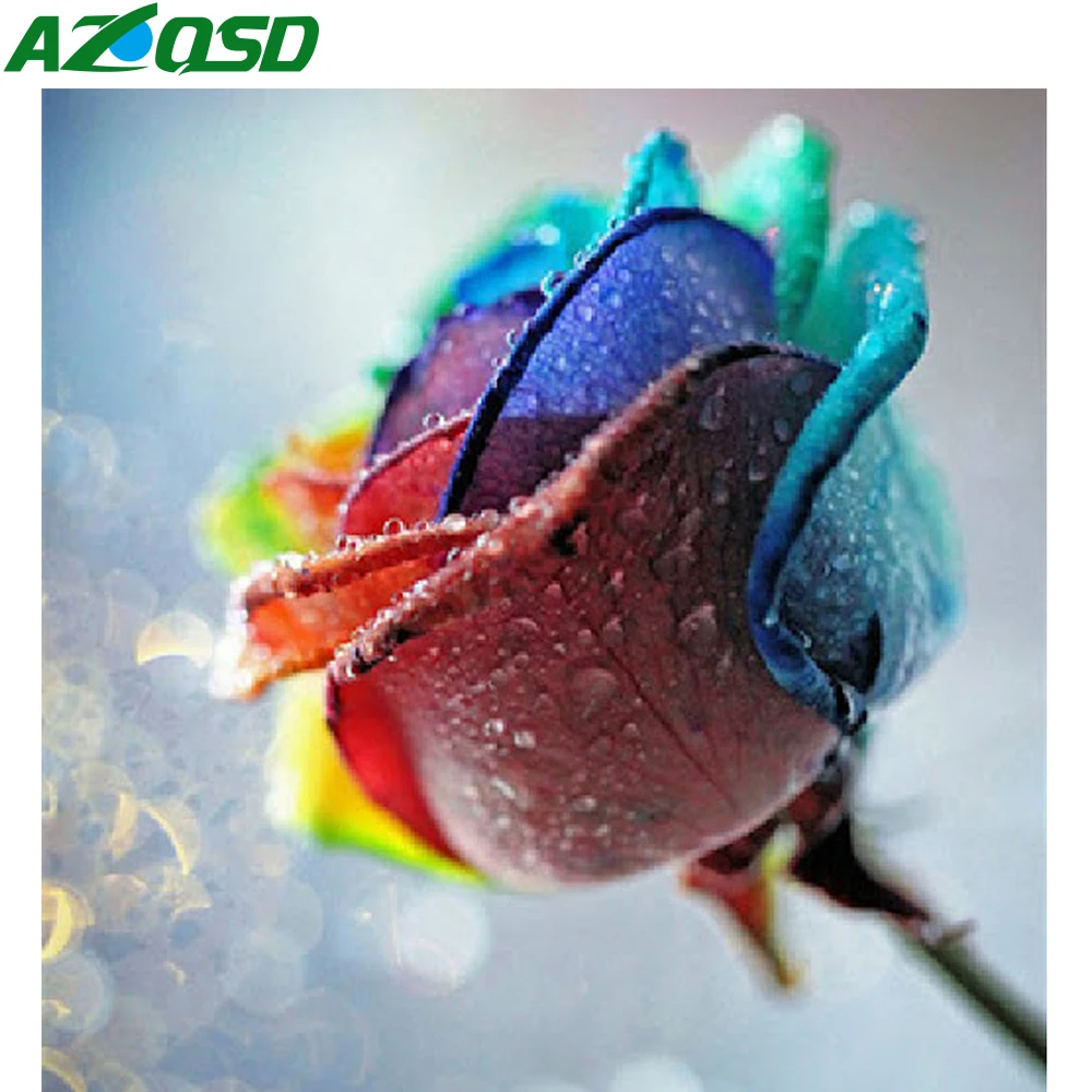 AZQSD Diamond Embroidery Rose Mosaic Rhinestones Full Drill Diamond Painting Flower Cross Stitch Handicraft Home Decoration
AZQSD Diamond Embroidery Rose Mosaic Rhinestones Full Drill Diamond Painting Flower Cross Stitch Handicraft Home Decoration
