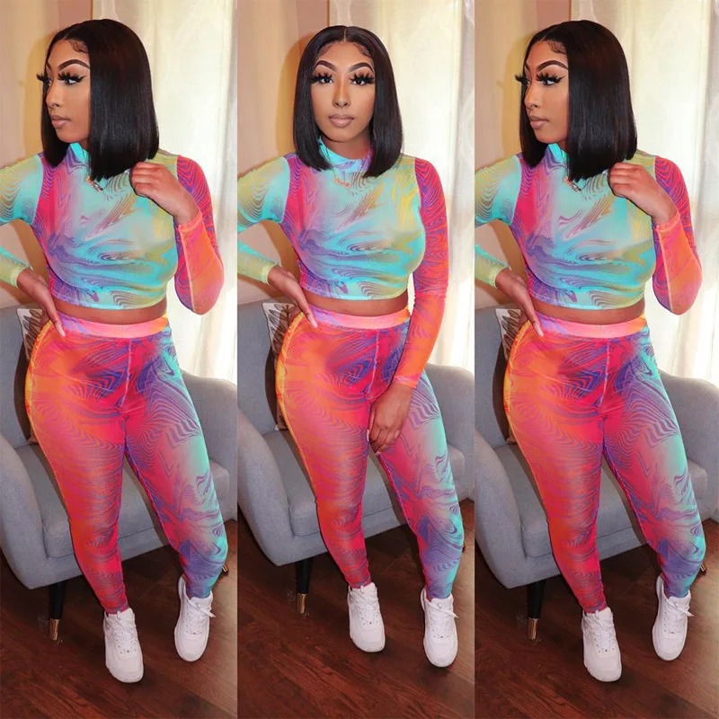 FNOCE 2021 new spring women's sets tracksuits fashion streetwear print long sleeve o-neck crop tops tight pants 2-pc suits
FNOCE 2021 new spring women's sets tracksuits fashion streetwear print long sleeve o-neck crop tops tight pants 2-pc suits