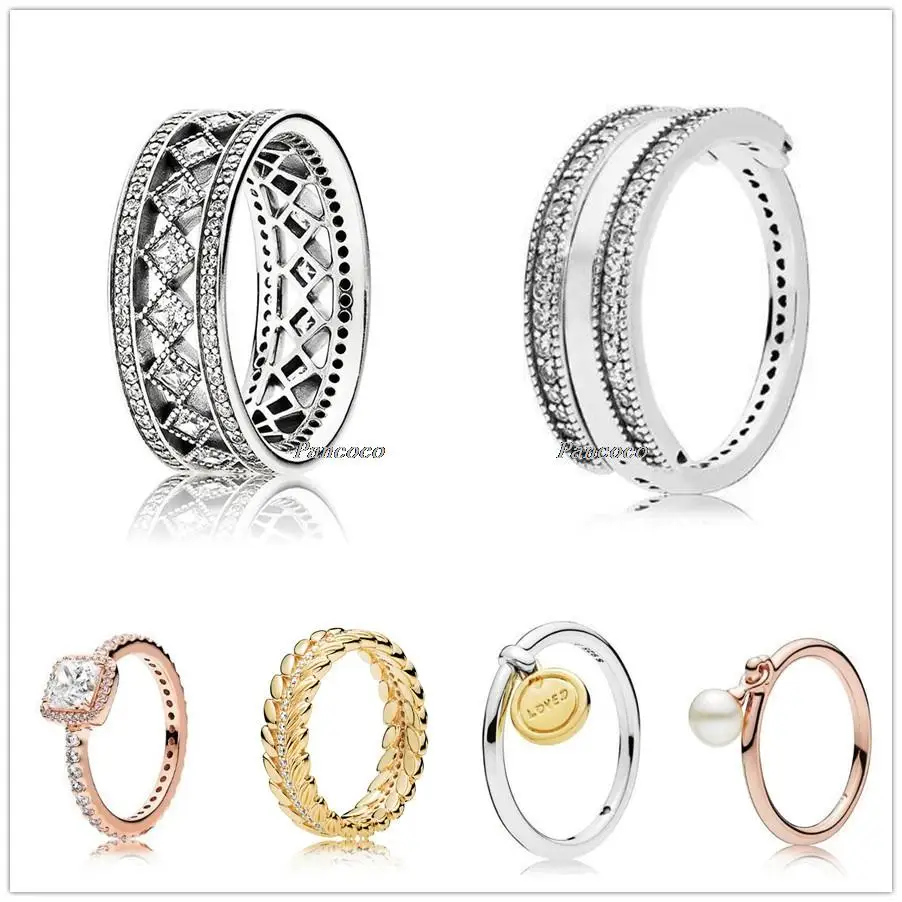 Authentic 925 Sterling Silver Rose Gold Four Claw Timeless Elegance Crystal Rings For Women Wedding Party Gift Fashion Jewelry
Authentic 925 Sterling Silver Rose Gold Four Claw Timeless Elegance Crystal Rings For Women Wedding Party Gift Fashion Jewelry