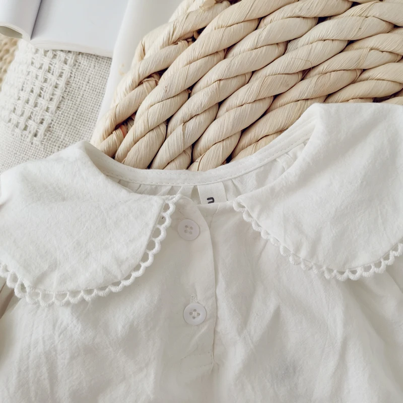 Girls Blouses Baby White Cotton Shirt Beautiful Kids Lolita Blouse Toddler Plaid Shirt Children Tops Girl Peter Pan Collar Shirt
Girls Blouses Baby White Cotton Shirt Beautiful Kids Lolita Blouse Toddler Plaid Shirt Children Tops Girl Peter Pan Collar Shirt