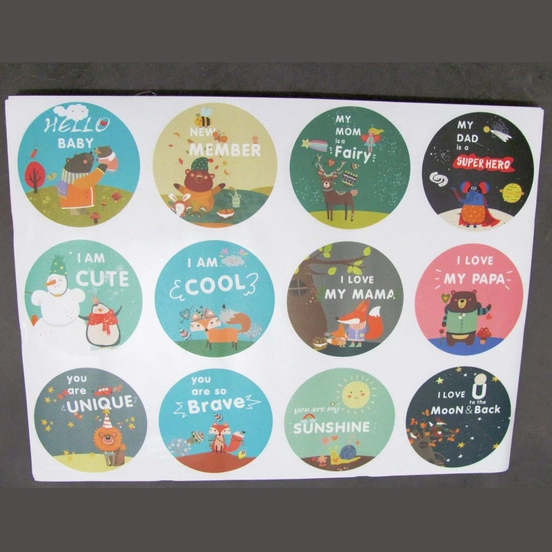 12 Pcs Baby Pregnant Monthly Stickers Animal Pattern Recording Milestone Sticker 203E
12 Pcs Baby Pregnant Monthly Stickers Animal Pattern Recording Milestone Sticker 203E