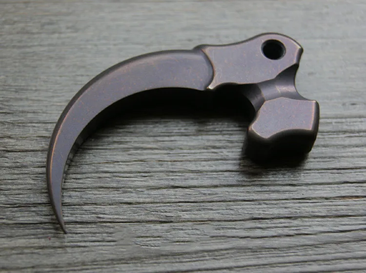 EDC Eagle Claw Titanium Paw Drop Box подвесное ожерелье брелок|Монтировки| |