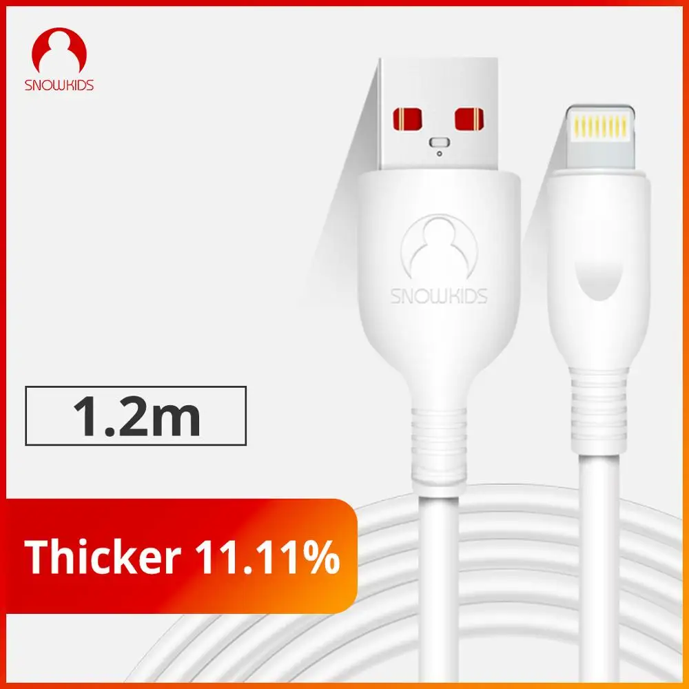 Snowkids кабель для разъема Lightning USB зарядного устройства и синхронизации данных iPhone