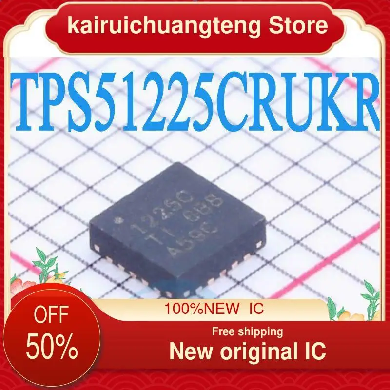 (1 шт.) TPS51225CRUKR TPS51225C 1225C TPS1225C QFN обычные чипы для блока питания, новый оригинальный IC
(1 шт.) TPS51225CRUKR TPS51225C 1225C TPS1225C QFN обычные чипы для блока питания, новый оригинальный IC