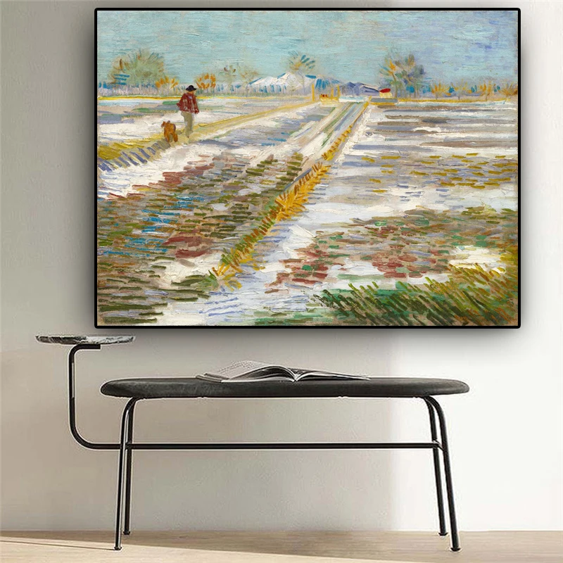Van Gogh by Landscape with Snow Abstract Oil Painting Reproductions on Canvas Posters and Prints Wall Picture for Living Room
Van Gogh by Landscape with Snow Abstract Oil Painting Reproductions on Canvas Posters and Prints Wall Picture for Living Room