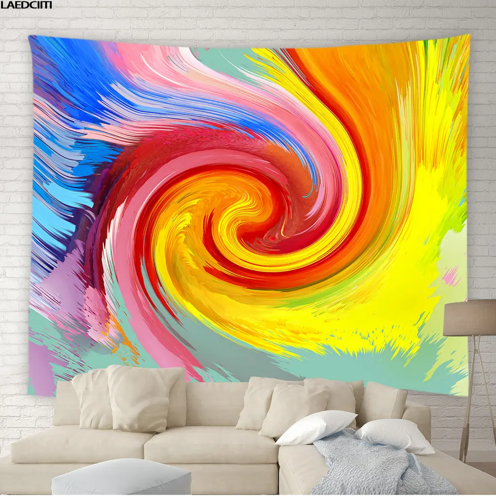 Colorful Abstract Texture Aesthetics Tapestry Hippie Paint Swirl Gradient Background Wall Hanging Living Room Bedroom Home Decor
Colorful Abstract Texture Aesthetics Tapestry Hippie Paint Swirl Gradient Background Wall Hanging Living Room Bedroom Home Decor