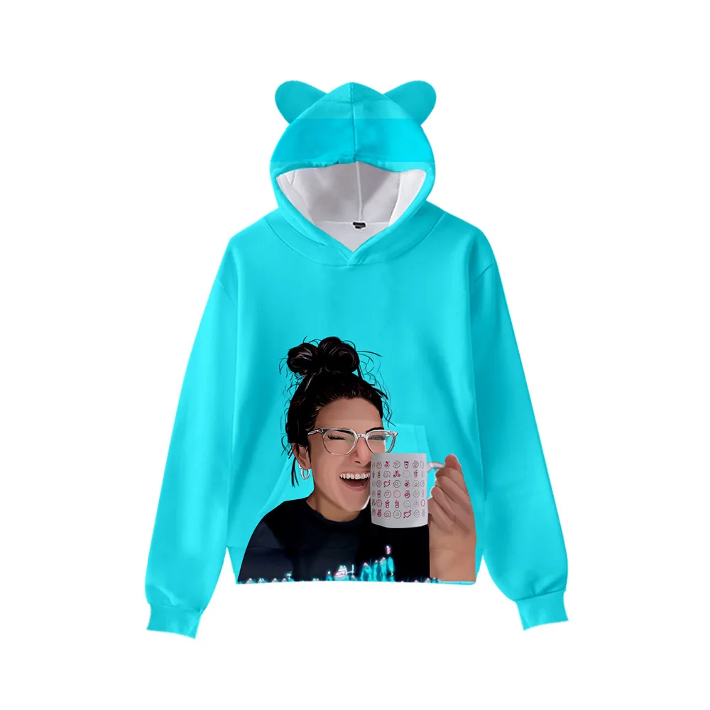 Kawaii Charli D'Amelio Hoodies Boys/Girls Cat Ears Charli Damelio Sweatshirts Hooded Autumn Winter Charli Damelio Merch Tops
Kawaii Charli D'Amelio Hoodies Boys/Girls Cat Ears Charli Damelio Sweatshirts Hooded Autumn Winter Charli Damelio Merch Tops