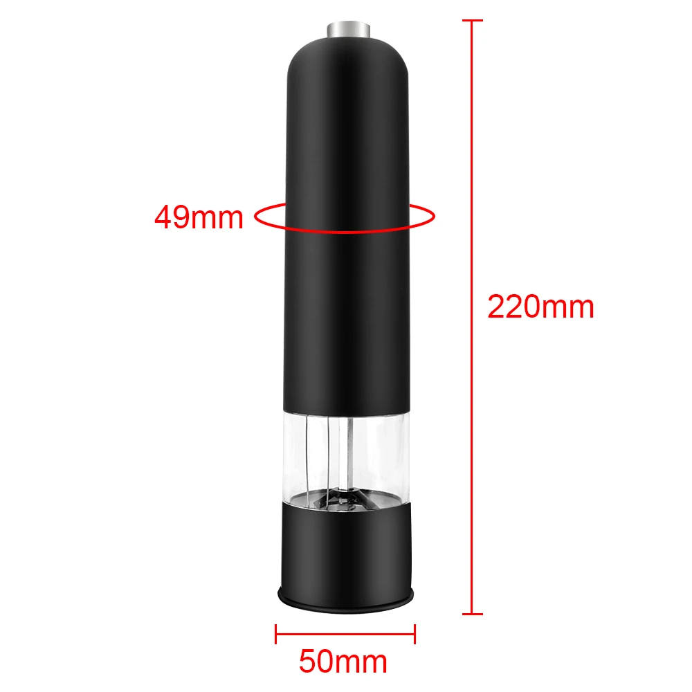 Electric Automatic Pepper Salt Mill Gadget Kitchen Tools Seasoning Bottle Spice Grinder Kitchen Accessories With LED Light
Electric Automatic Pepper Salt Mill Gadget Kitchen Tools Seasoning Bottle Spice Grinder Kitchen Accessories With LED Light