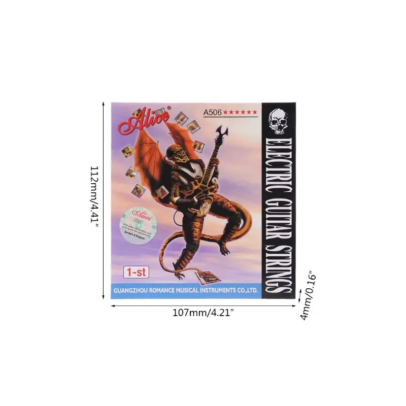 Alice A506SL Super Light 009-011 inch Steel Electric Guitar Strings 
Alice A506SL Super Light 009-011 inch Steel Electric Guitar Strings