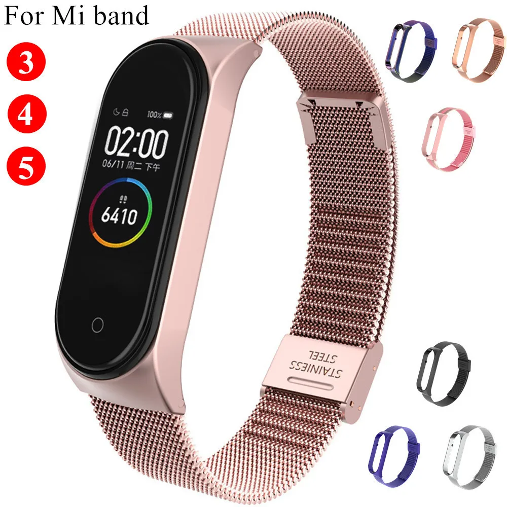 Ремешок для Xiaomi Mi Band 3 4 5 6, металлический браслет без винтов из нержавеющей стали для xiaomi mi Band 4 3 5
Ремешок для Xiaomi Mi Band 3 4 5 6, металлический браслет без винтов из нержавеющей стали для xiaomi mi Band 4 3 5