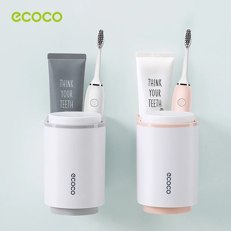 ECOCO Toothpaste Holder Wall-Mounted Toothbrush Storage Rack Magnetic Toothbrush Cup Holder Organizer Bathroom Storage Supplies
ECOCO Toothpaste Holder Wall-Mounted Toothbrush Storage Rack Magnetic Toothbrush Cup Holder Organizer Bathroom Storage Supplies