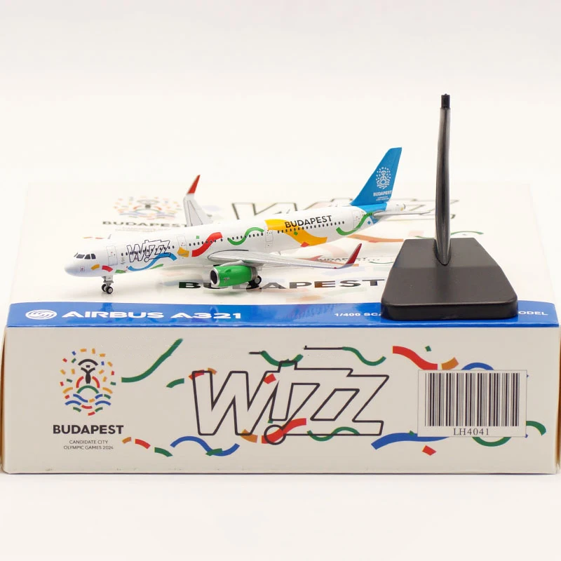 1:400 масштаб Airbus A321 WIZZ венгерские авиалинии сплав модели самолетов самолет