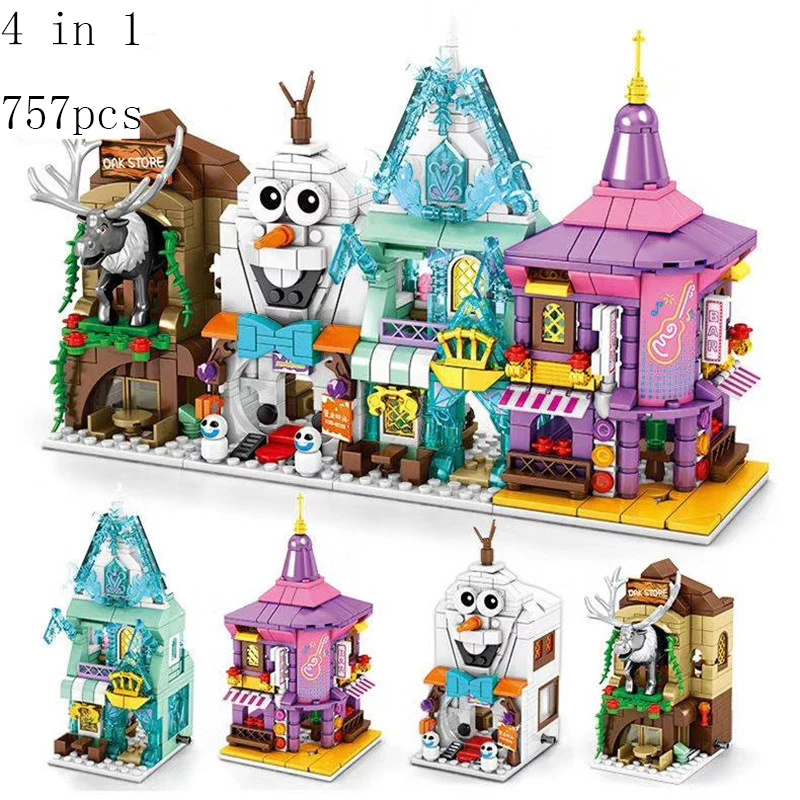 2021 New Disney Ice And Snow Princess Castle Street View Snow Castle Block Toy Classic Movies Model Kids Toys For Birthday Gift
2021 New Disney Ice And Snow Princess Castle Street View Snow Castle Block Toy Classic Movies Model Kids Toys For Birthday Gift