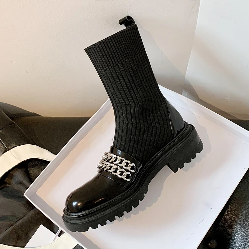 2021 Winter Newest Shoes Woman Genuine Leather Metal Decoration Chunky Heels Ankle Boots Party Casual Basic Boots Boots
2021 Winter Newest Shoes Woman Genuine Leather Metal Decoration Chunky Heels Ankle Boots Party Casual Basic Boots Boots