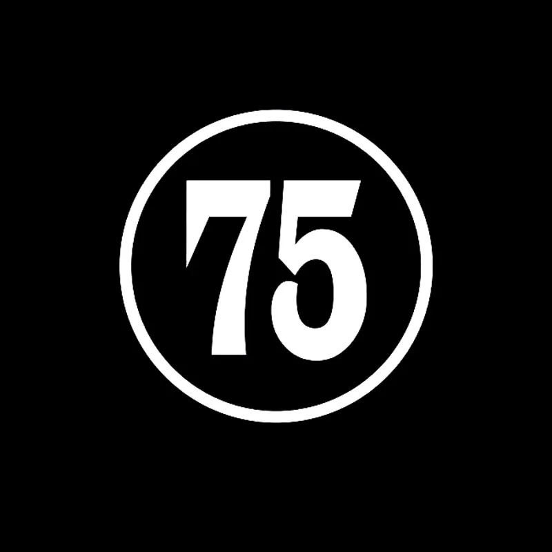 Dawasaru Personality Number 75 Car Sticker Waterproof Decal Laptop Suitcase Truck Motorcycle Auto Accessories PVC,15cm*15cm
Dawasaru Personality Number 75 Car Sticker Waterproof Decal Laptop Suitcase Truck Motorcycle Auto Accessories PVC,15cm*15cm