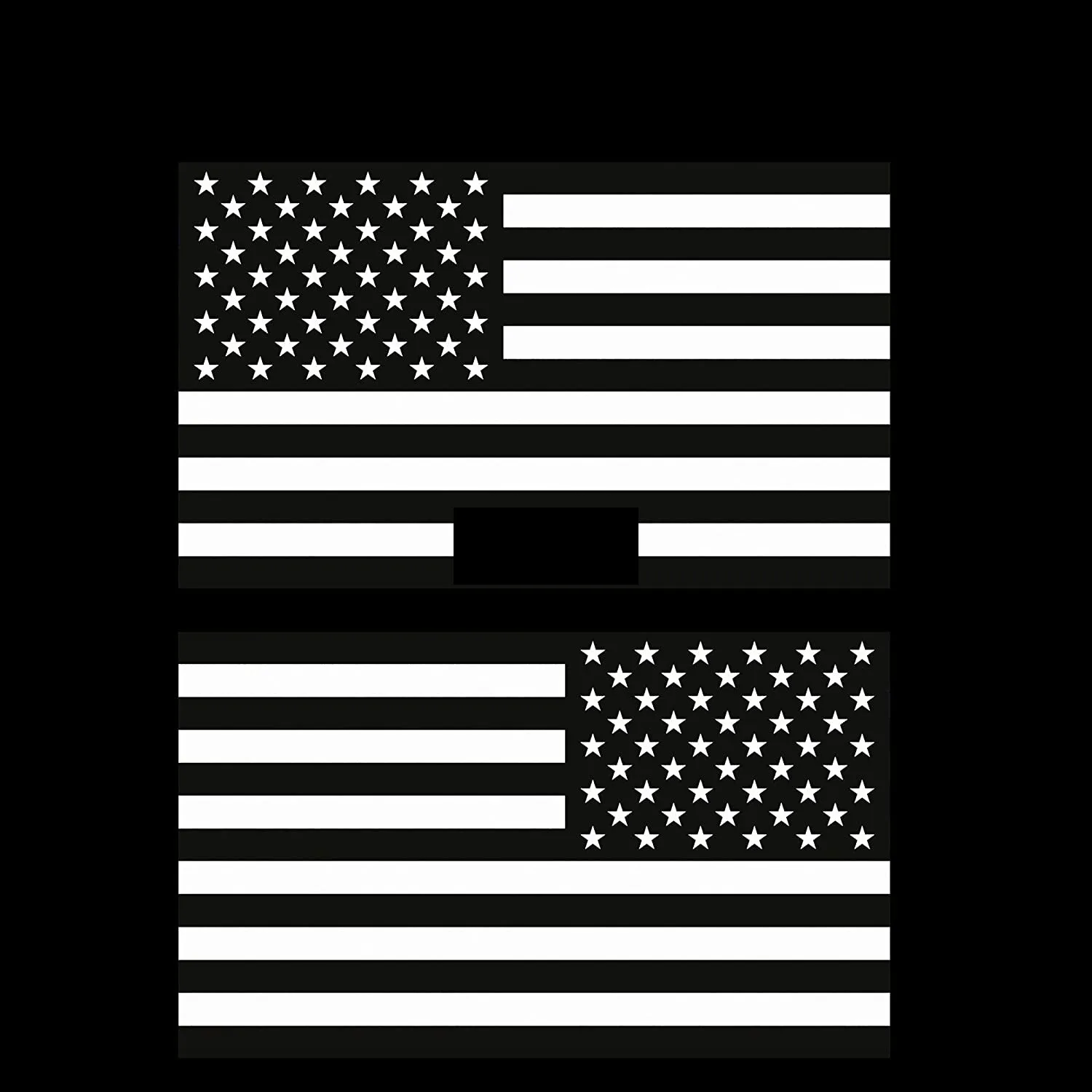 2 Pieces Calm American Flag Car Sticker Silver and Ghost Black Print A Pair of Hard Hat Lunch Box Vinyl Sticker Car Sticker
2 Pieces Calm American Flag Car Sticker Silver and Ghost Black Print A Pair of Hard Hat Lunch Box Vinyl Sticker Car Sticker