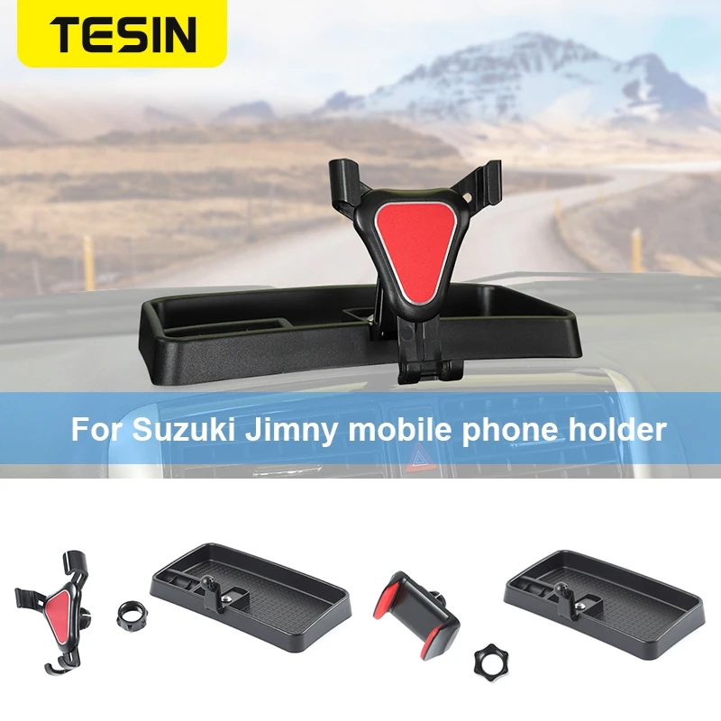TESIN Universal Auto Mobile Phone Mount Bracket Stand iPad Holder Storage Box Interior Accessories For Suzuki Jimny 2007-2017
TESIN Universal Auto Mobile Phone Mount Bracket Stand iPad Holder Storage Box Interior Accessories For Suzuki Jimny 2007-2017