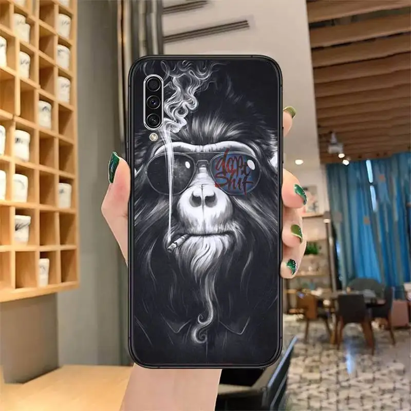Курение обезьяна чехол для телефона samsung galaxy a 51 52 модель 71 50 12 72 21С 70 40 20e 31 30С
