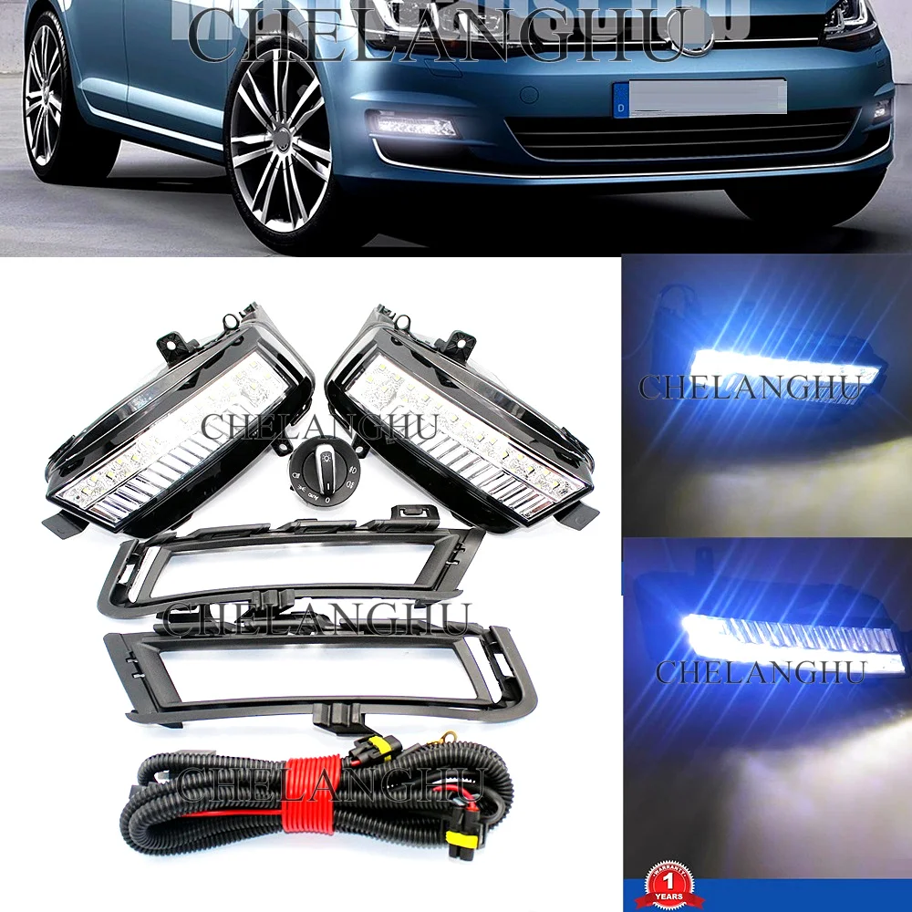 For VW Golf 7 MK7 VII 2013 2014 2015 2016 2017 Car-styling LED Front DRL Daytime Running Light Fog Light Lamp Grille Wire Switch
For VW Golf 7 MK7 VII 2013 2014 2015 2016 2017 Car-styling LED Front DRL Daytime Running Light Fog Light Lamp Grille Wire Switch
