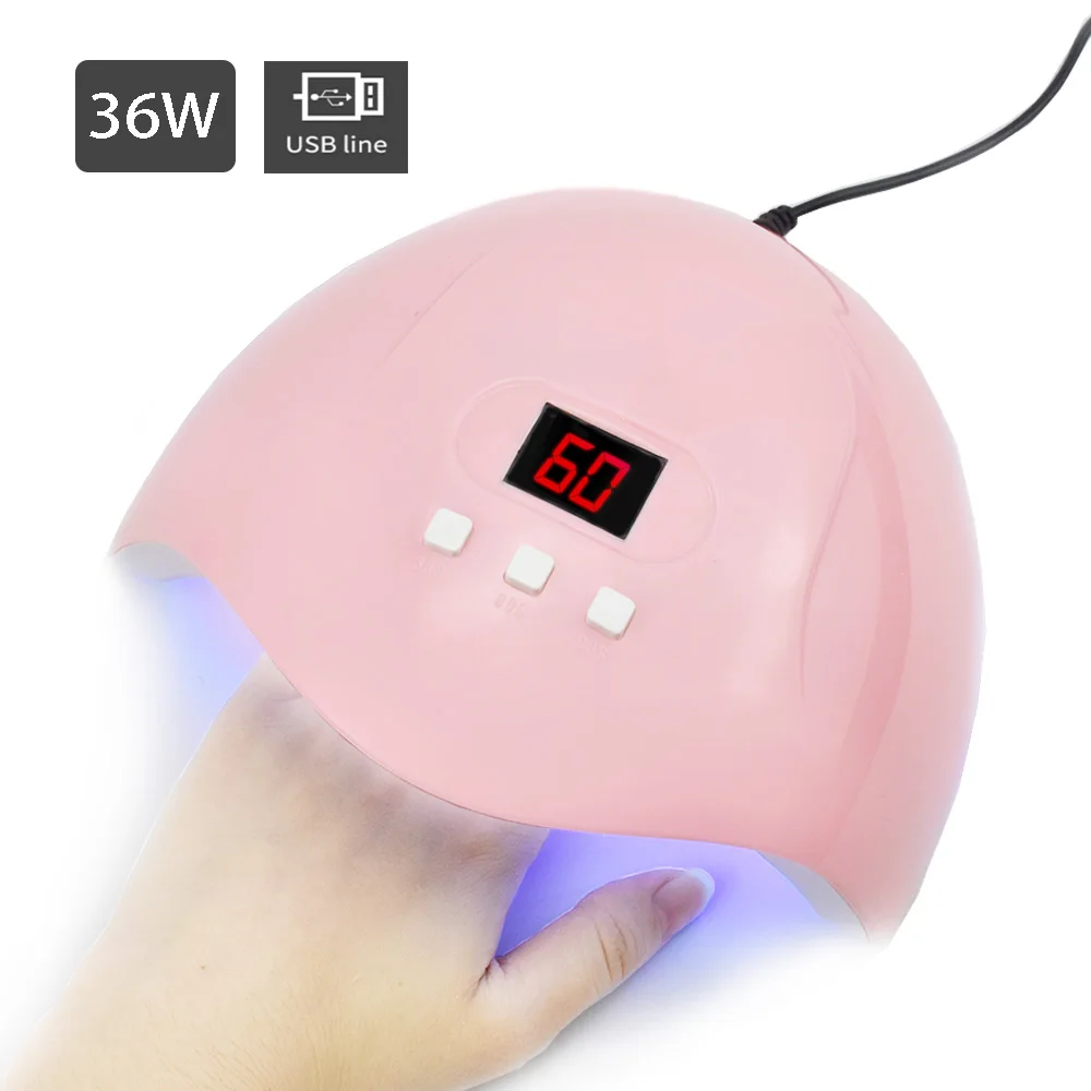 72W UV LED Nail Lamp with 36 Pcs Leds For Manicure Gel Nail Dryer Drying Nail Polish Lamp 30s/60s/90s Auto Sensor Manicure Tools
72W UV LED Nail Lamp with 36 Pcs Leds For Manicure Gel Nail Dryer Drying Nail Polish Lamp 30s/60s/90s Auto Sensor Manicure Tools