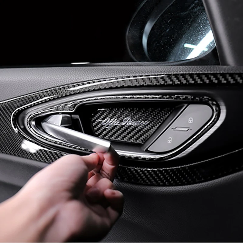 Декоративные наклейки для внутренней двери, эпоксидная Дверная панель для Alfa Romeo Giulia Stelvio, аксессуары для украшения автомобиля
Декоративные наклейки для внутренней двери, эпоксидная Дверная панель для Alfa Romeo Giulia Stelvio, аксессуары для украшения автомобиля