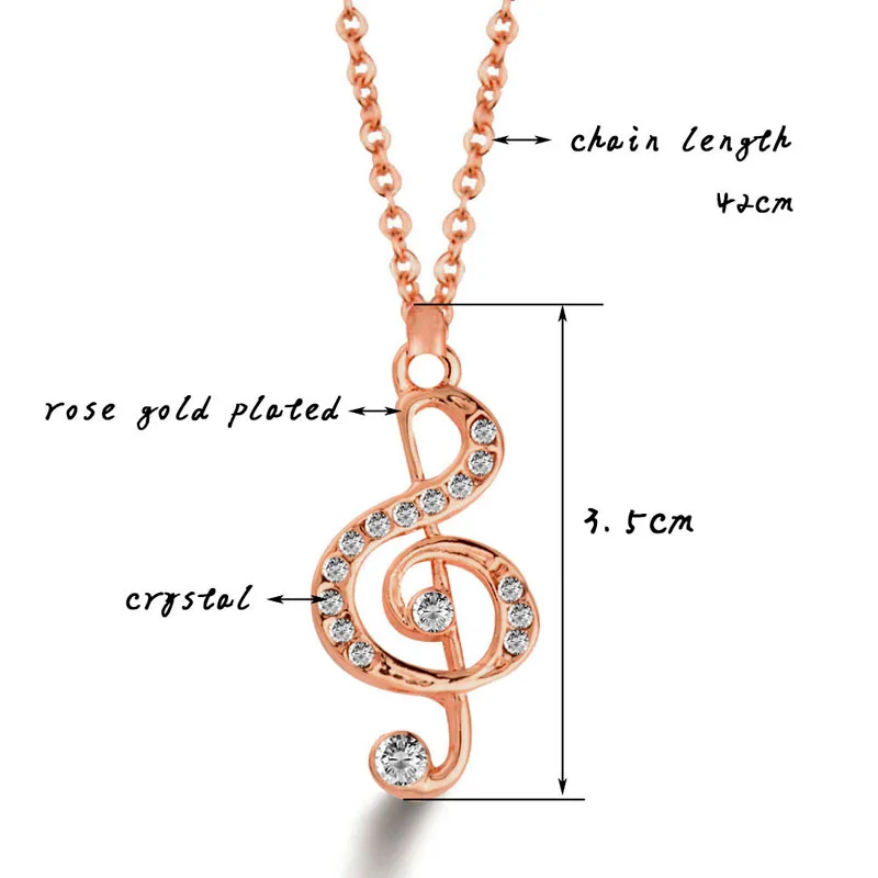 LEEKER Music Note Pendant Necklace With Cubic Zircon Stones Rose Gold Silver Color Chain On Neck Women 2021 New Jewelry 486 LK2
LEEKER Music Note Pendant Necklace With Cubic Zircon Stones Rose Gold Silver Color Chain On Neck Women 2021 New Jewelry 486 LK2