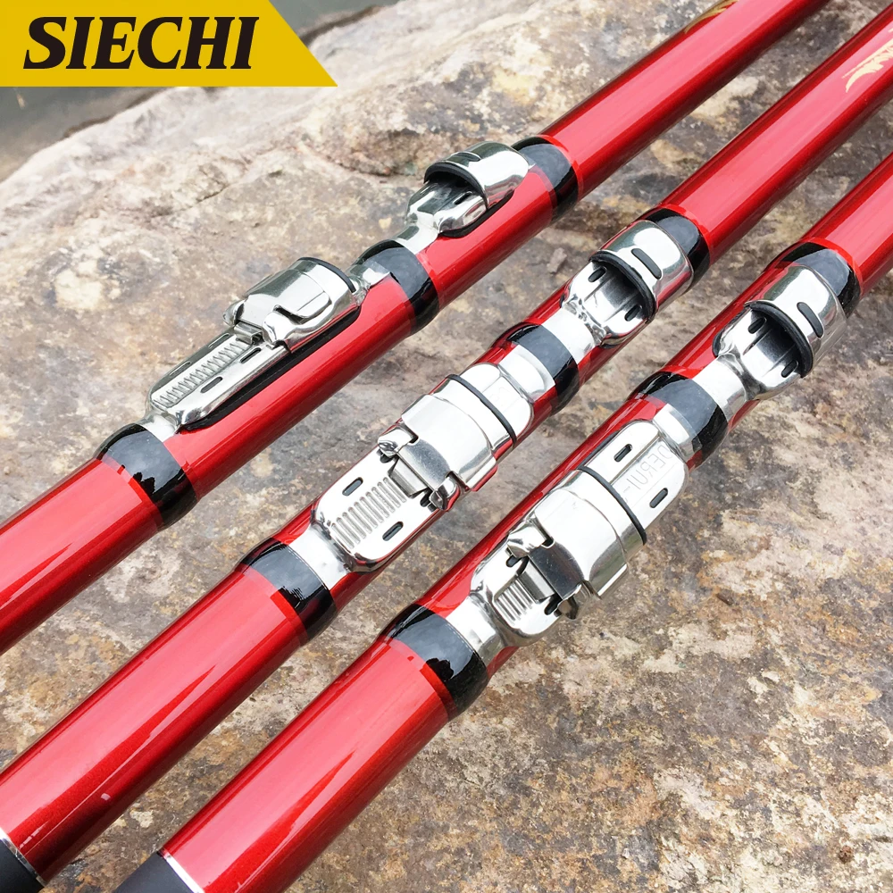Portable rotary fishing 3.6M4.5M5.4M6.3M fishing rod tough carbon fiber M power telescopic travel sea boat rock fishing rod
Portable rotary fishing 3.6M4.5M5.4M6.3M fishing rod tough carbon fiber M power telescopic travel sea boat rock fishing rod