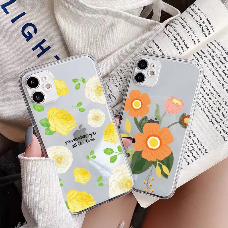 Clear Phone Case For iPhone 11 12 13 Pro Max 7 8 Plus SE2020 X XS MAX XR Yellow Rose Flower Floral Soft Transparent Cover Funda
Clear Phone Case For iPhone 11 12 13 Pro Max 7 8 Plus SE2020 X XS MAX XR Yellow Rose Flower Floral Soft Transparent Cover Funda