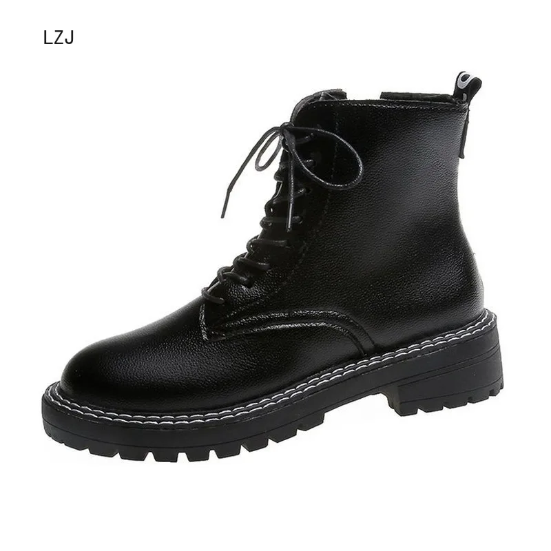 LZJ 2019 Women Ankle Boots Martin Boots Ankle Boots Women Autumn Winter New Comfortable Fashion Thick-heeled Boots Booties
LZJ 2019 Women Ankle Boots Martin Boots Ankle Boots Women Autumn Winter New Comfortable Fashion Thick-heeled Boots Booties