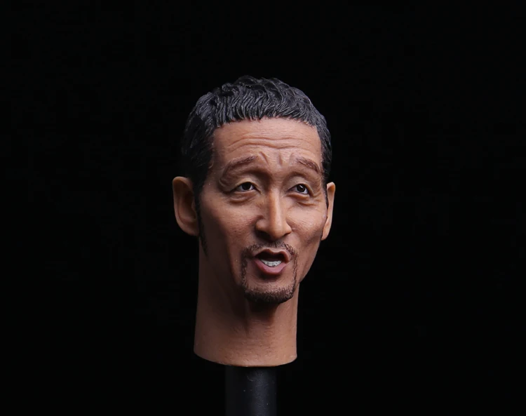 Скульптура головы Танаки Азиатский солдат ВМФ 1/6 резная подходит для кукол с
