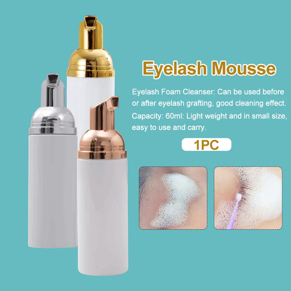 60ml Travel Mousse No Stimulation Liquid Grafting Extension Professional Eyelash Foam Cleaner Portable Lightweight Salon Remover 
60ml Travel Mousse No Stimulation Liquid Grafting Extension Professional Eyelash Foam Cleaner Portable Lightweight Salon Remover