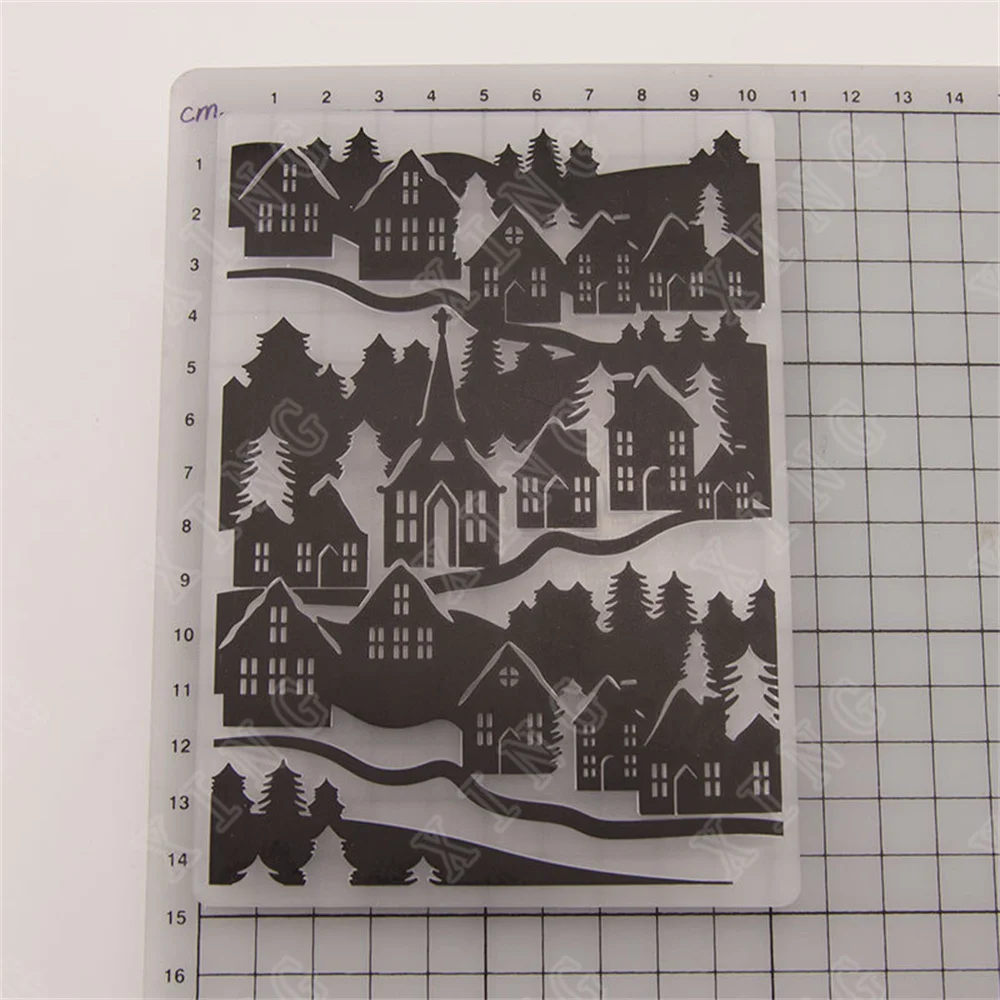 Country House Arrival New 3D Embossed Folders Diy Make Paper Crafts Wedding Card Scrapbooking Background Decoration Hot Sale
Country House Arrival New 3D Embossed Folders Diy Make Paper Crafts Wedding Card Scrapbooking Background Decoration Hot Sale