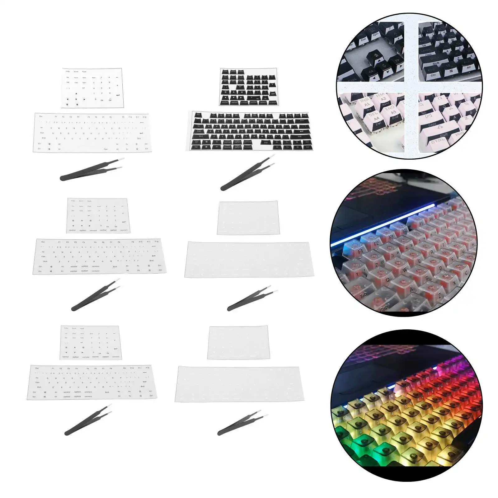 Keyboard Side Stickers for Oem Height Mechanical Keycaps Desktop Easy to Use Fully Abs Keycaps Side English Fonts Sticker
Keyboard Side Stickers for Oem Height Mechanical Keycaps Desktop Easy to Use Fully Abs Keycaps Side English Fonts Sticker