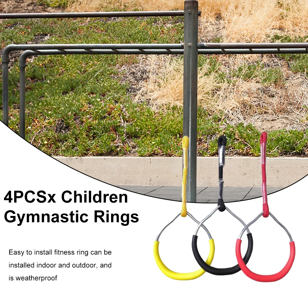 4pcs Home Gym Fitness Playground Trapeze Bar Easy Install Children Gymnastic Ring Multipurpose Pull Up Training Swing Heavy Duty
4pcs Home Gym Fitness Playground Trapeze Bar Easy Install Children Gymnastic Ring Multipurpose Pull Up Training Swing Heavy Duty