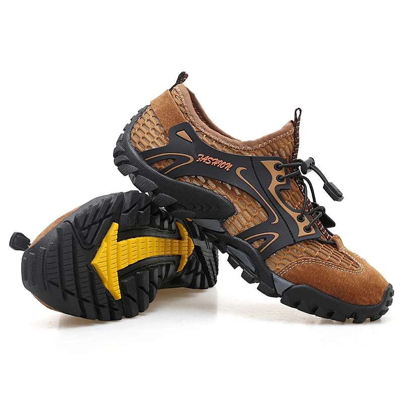 Summer Men Hiking Shoes Outdoor Trail Mountain Sneaker Breathable Climbing Zapatillas Senderismo Hombre Big Plus Size chaussures
Summer Men Hiking Shoes Outdoor Trail Mountain Sneaker Breathable Climbing Zapatillas Senderismo Hombre Big Plus Size chaussures