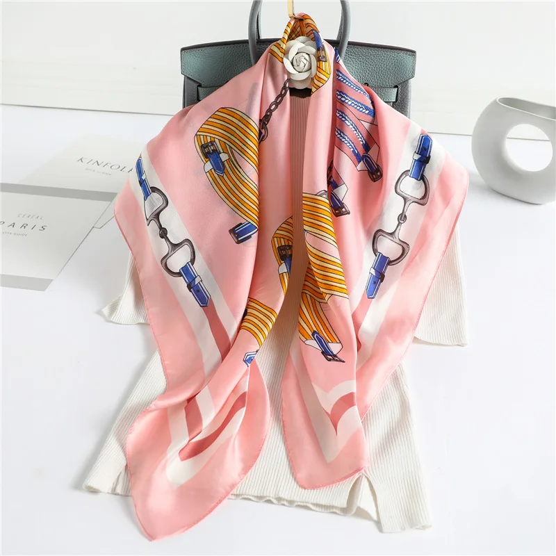 2021 New Fashion Square Silk Scarf Women Bandana Lady Neck Scarves Headscarf Handkerchief Hijabs Female Foulard Shawls Wrap 90cm
2021 New Fashion Square Silk Scarf Women Bandana Lady Neck Scarves Headscarf Handkerchief Hijabs Female Foulard Shawls Wrap 90cm