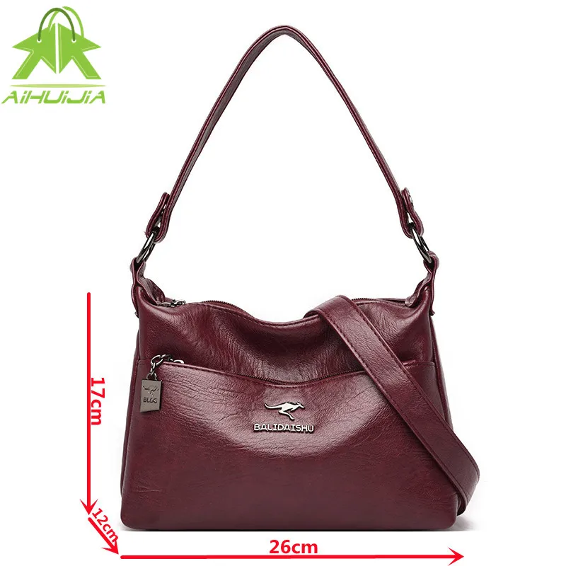 Fashion Large Capacity Ladies Messenger Bag Soft Pu Leather Luxury Handbags 2021 The New All-match Leisure Female Shoulder Bags
Fashion Large Capacity Ladies Messenger Bag Soft Pu Leather Luxury Handbags 2021 The New All-match Leisure Female Shoulder Bags