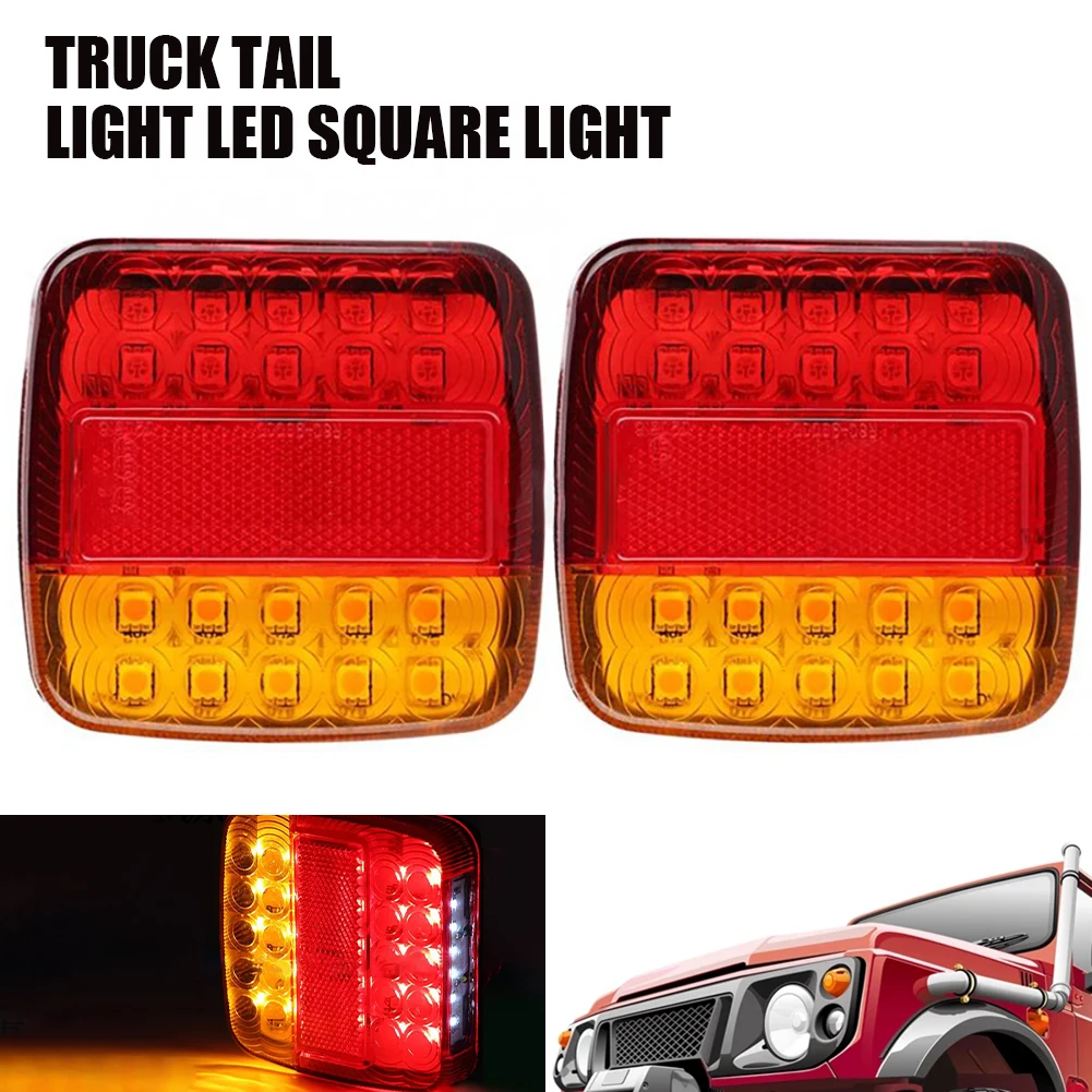 2PCS 12V 24V LED Tail Light Taillight Turn Signal Indicator Stop Lamp Rear Brake Light for Car Truck Trailer Caravan Taillight
2PCS 12V 24V LED Tail Light Taillight Turn Signal Indicator Stop Lamp Rear Brake Light for Car Truck Trailer Caravan Taillight