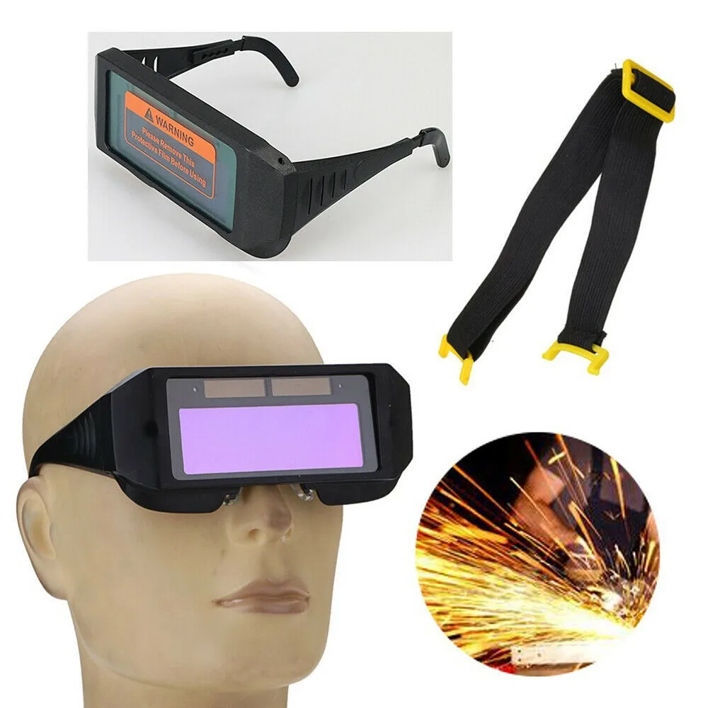 Solar Auto Darkening Welding Glasses Eye Protection Dimming DIN3 Tig Gas Welder Mask Helmet Protective Goggle Anti Glare
Solar Auto Darkening Welding Glasses Eye Protection Dimming DIN3 Tig Gas Welder Mask Helmet Protective Goggle Anti Glare