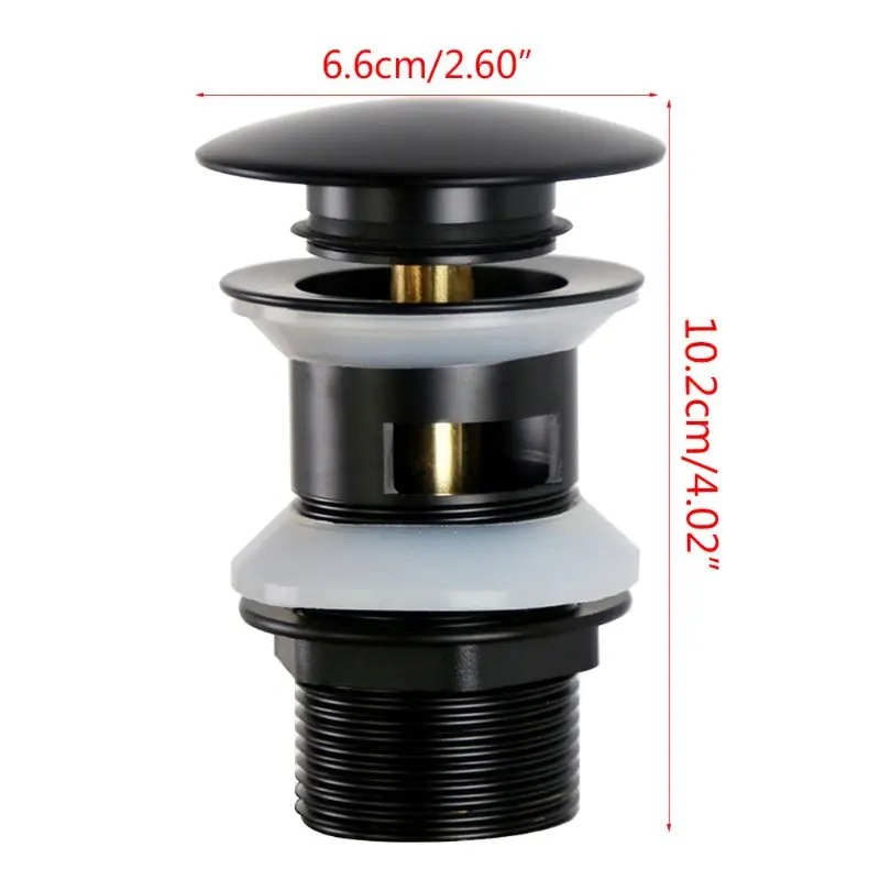 Copper Sink Pop-up Drain Stopper Basin Cap Washbasin Plug for Home Bathroom Kit
Copper Sink Pop-up Drain Stopper Basin Cap Washbasin Plug for Home Bathroom Kit
