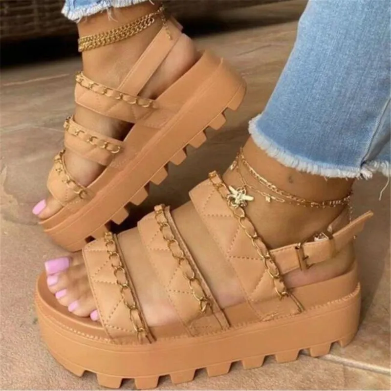 Large size thick-soled women's slides shoes summer breathable platform slippers casual buckle women sandals fashion womens shoes
Large size thick-soled women's slides shoes summer breathable platform slippers casual buckle women sandals fashion womens shoes