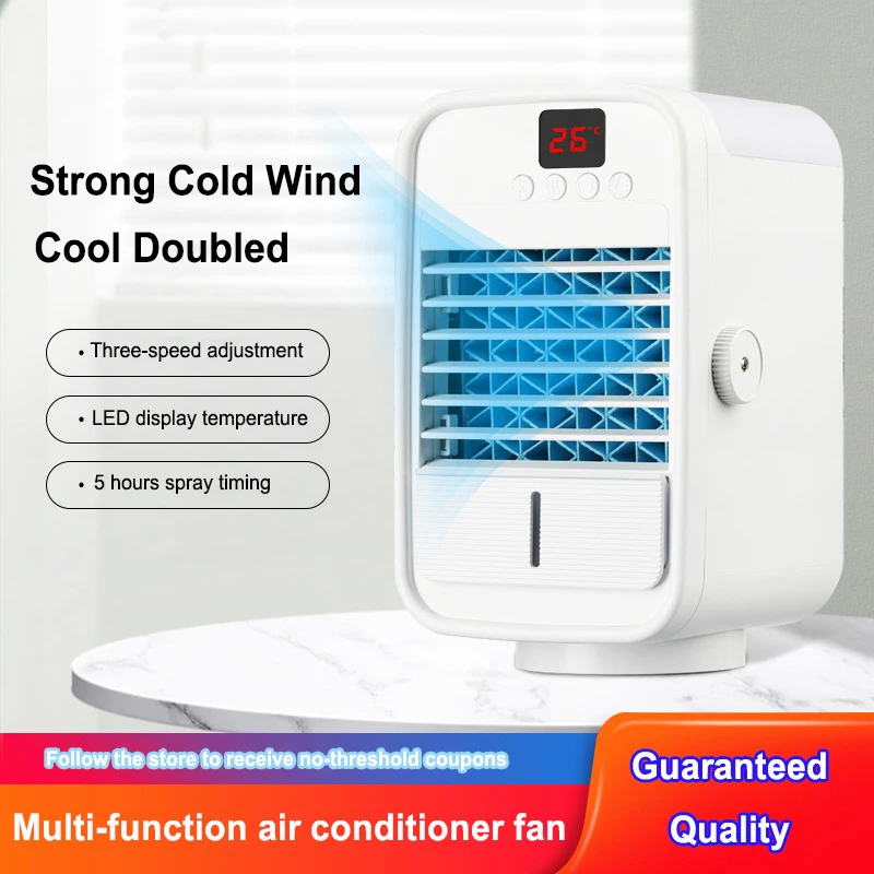 2021 New Portable Air Conditioner USB Home Desktop Mini Shaking Head Air Cooler Spray Refrigeration Air Conditioning Fan
2021 New Portable Air Conditioner USB Home Desktop Mini Shaking Head Air Cooler Spray Refrigeration Air Conditioning Fan