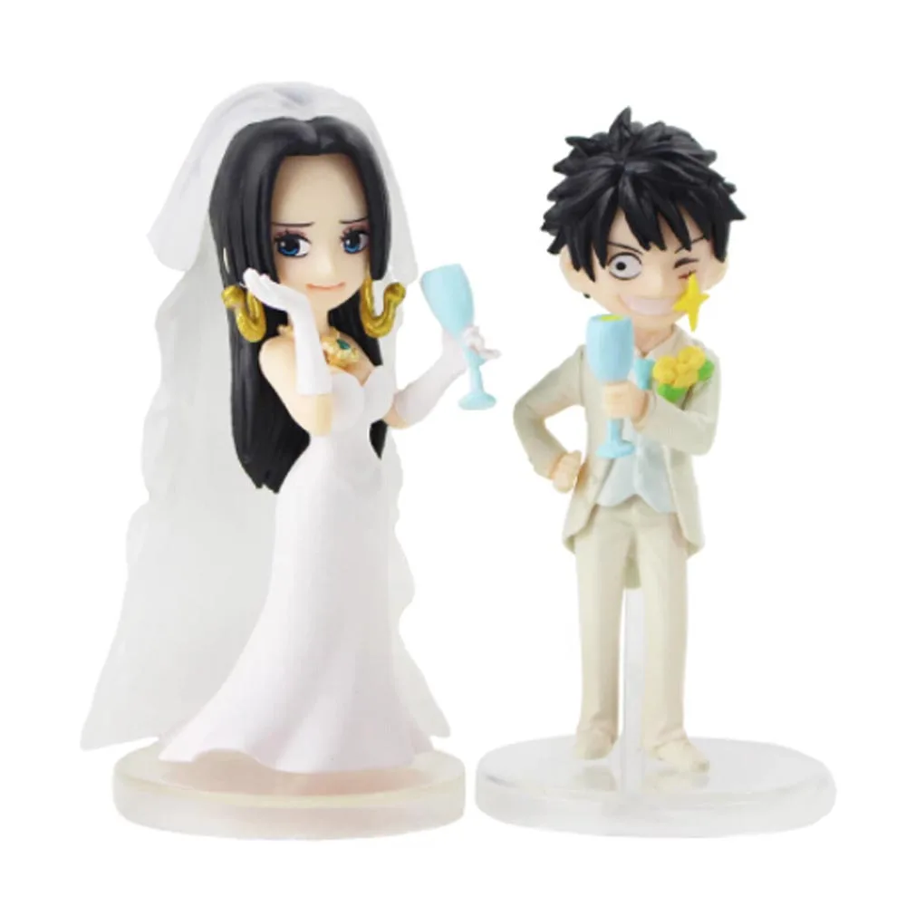 2Pcs/Set 7-8cm Anime One Piece Luffy Boa Hancock Wedding Ver. PVC Action Figure Collectible Model Toy
2Pcs/Set 7-8cm Anime One Piece Luffy Boa Hancock Wedding Ver. PVC Action Figure Collectible Model Toy