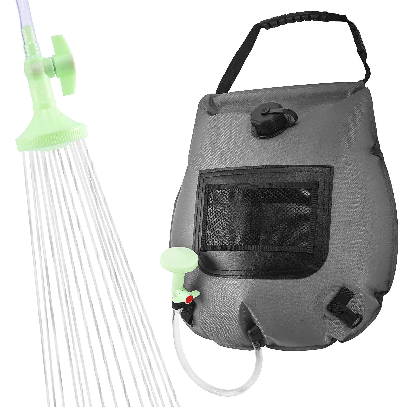 20L Water Bags Outdoor Camping Hiking Solar Shower Bag Heating Camping Shower Climbing Hydration Bag Hose Switchable Shower Head
20L Water Bags Outdoor Camping Hiking Solar Shower Bag Heating Camping Shower Climbing Hydration Bag Hose Switchable Shower Head