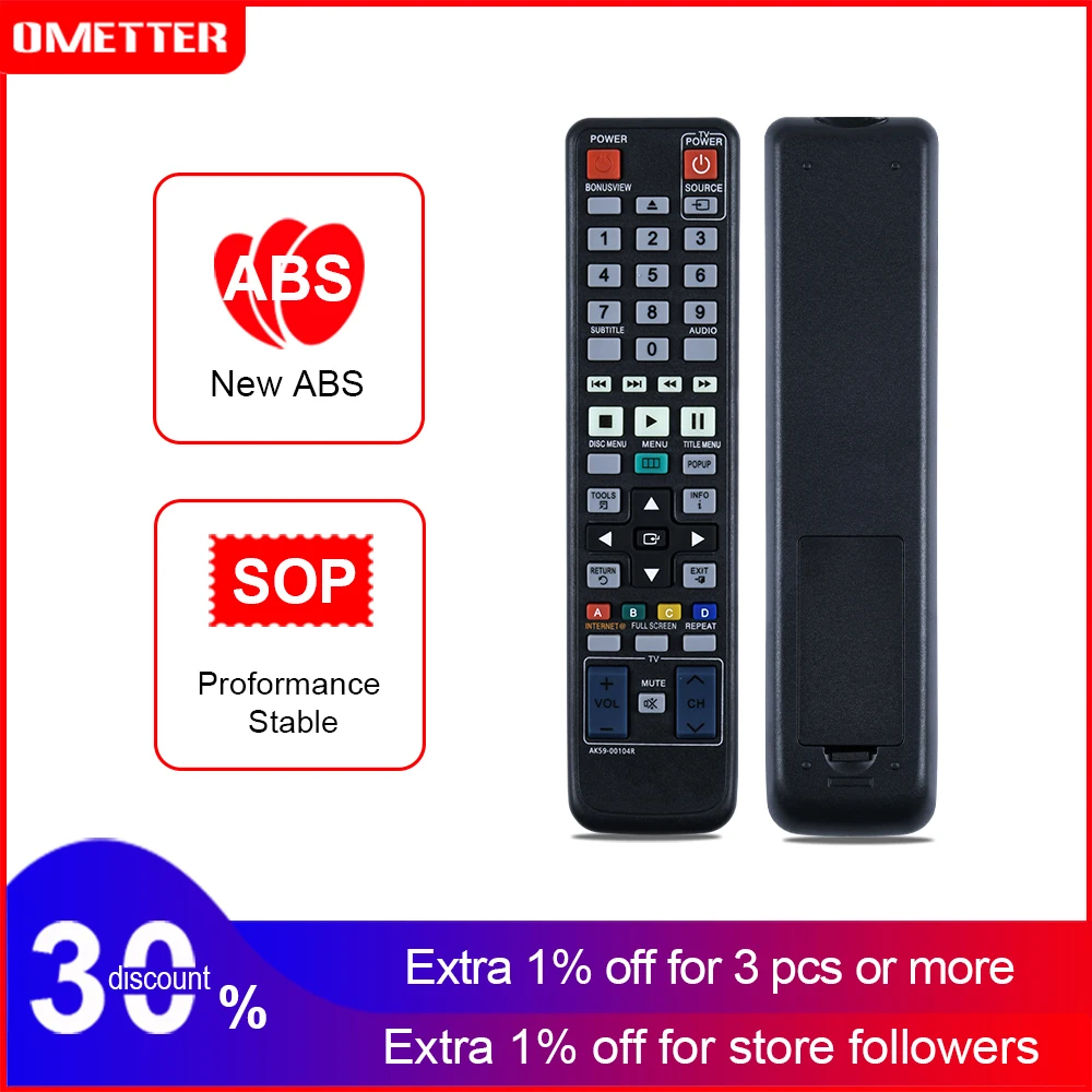 New Remote control AK59-00104R suitbale for samsung TV Blu-ray DVD Disc player BD-C5500 BD-C7500 BD-C6900 BD-C5300 BD-5500C
New Remote control AK59-00104R suitbale for samsung TV Blu-ray DVD Disc player BD-C5500 BD-C7500 BD-C6900 BD-C5300 BD-5500C